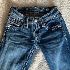 bootcut miss me jeans :)